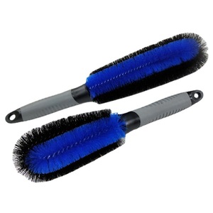 Friend Car Washing Supplies <b>Round</b> Head Wheel <b>Brush</b> 30*7cm PP Yarn Long Handle Tire Cleaning Tool - Product Image 3