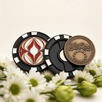 Cadeau promotionnel personnalisé, nouveau marqueur de balle de golf simple et portable, logo personnalisé, vente en gros d'usine