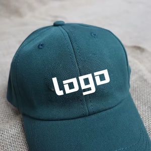 Casquette de baseball vintage unisexe en coton non structurée à 6 panneaux de couleur unie avec logo brodé 3D personnalisé de haute qualité - Product Image 1