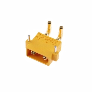 Connecteur Amass XT30PW-M/F horizontal (à angle droit) à montage sur circuit imprimé, ensemble de fiches à profil bas et à courant élevé pour batteries LiPo et cartes de moteur RC - Product Image 2