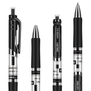 Bolígrafo Neutral Deli S01 de 0.5mm con Punta de Resorte, Negro, Tipo Presión, para Uso en Oficina y Escuela - Product Image 2