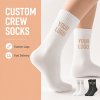 Chaussettes en coton personnalisées avec logo, durables et douces, tricotées pour le printemps, pour enfants et jeunes, course à pied et entraînement de marathon