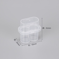 Boîte d'emballage en plastique rigide anti-effraction pour flacon de vaccin de 20 ml, pour la distribution en pharmacie