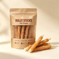 Nourriture pour animaux de compagnie, friandises pour animaux, bâtonnets de fibres de poulet et de bœuf, nourriture pour chiens OEM/ODM, nourriture pour chats