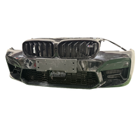 Conjunto Completo de Parachoques Delantero para BMW M5 F90 2018-2023 LHD, Parachoques Delantero Estilo M Original con Rejillas y Faros Antiniebla, Juego Completo