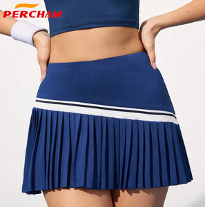 Falda Deportiva Casual a Rayas con Dobladillo Plisado para Mujer, Falda de Tenis, Venta al Por Mayor, Ropa Deportiva de Golf y Gimnasio de Alta Calidad OEM - Product Image 3