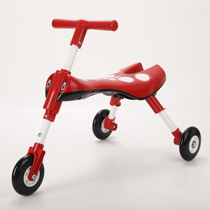 Trottinette à pédales Hirota pour enfants avec siège, 2-4 ans, rouge, style tricycle, pliable, jouet pour enfants - Product Image 1