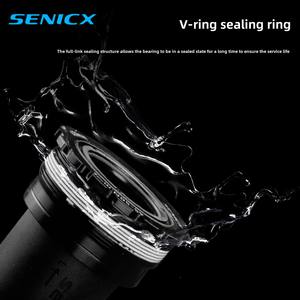 <span class=keywords><strong>Eje</strong></span> de <span class=keywords><strong>Bicicleta</strong></span> de Montaña Senicx T47, Rodamiento Cerámico, Baja Resistencia a la Rodadura, Aleación de Aluminio, <span class=keywords><strong>Eje</strong></span> Central Más Lubricado para Carretera - Product Image 4