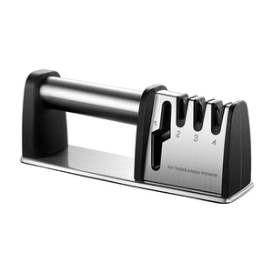 Hot Sell 4-stage Multi-function Stainless <b>Steel</b> Scissors <b>Sharpener</b> Kitchen Tools <b>Knife</b> <b>Sharpener</b> - Product Image 1