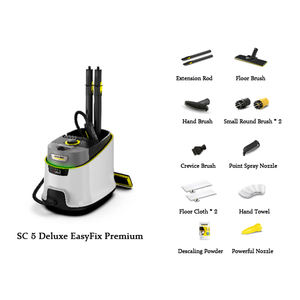 <span class=keywords><strong>Nettoyeur</strong></span> <span class=keywords><strong>vapeur</strong></span> SC5 Deluxe haute performance sans produits chimiques pour le nettoyage en profondeur des sols, de la cuisine et des tissus d'ameublement, et la désinfection - Product Image 3