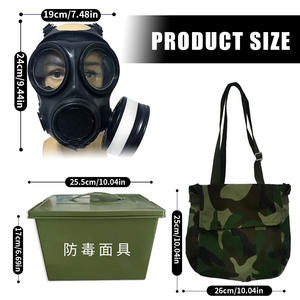 Fournisseur d'usine FNJ08 Filtre à charbon actif auto-amorçant <span class=keywords><strong>Masque</strong></span> facial complet anti-gaz toxique avec distributeur d'eau - Product Image 5