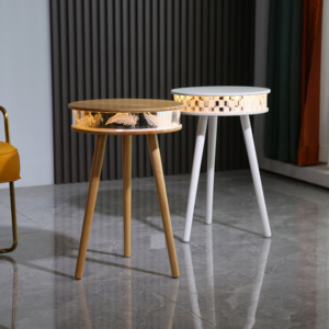 Tavolino coperto <span class=keywords><strong>di</strong></span> lino moderno <span class=keywords><strong>di</strong></span> alta qualità per la casa soggiorno e balcone mobili <span class=keywords><strong>interni</strong></span> - Product Image 6