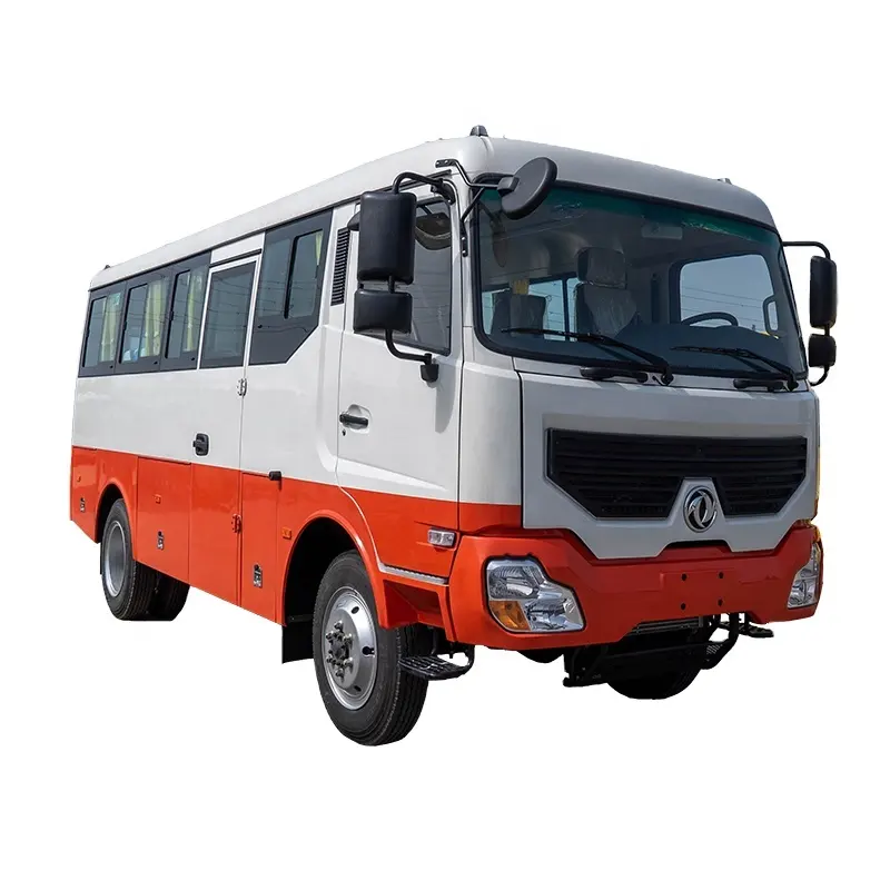 حافلة ومقطورة تخييم متعددة الوظائف 4x4 للبيع، حافلة نقل لنقل المهاجم للطرق الوعرة، بمقاعد من 10-20، وقود ديزل 170HP، حافلة مدرب AWD
