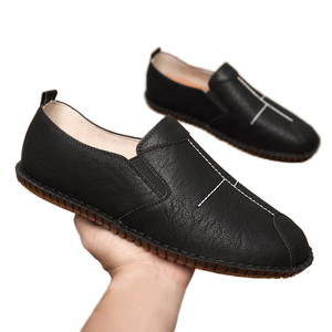 Nouvelles chaussures en cuir pour hommes, mode estivale, styles décontractés et professionnels pour le printemps, l'automne et l'hiver, avec semelle en caoutchouc - Product Image 1