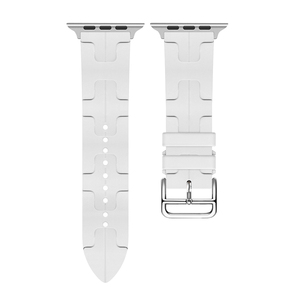 Correa deportiva de silicona para reloj inteligente de 38/40/41/42/44/45/49 mm, correa de caucho para Apple iWatch series 8 7 - Product Image 1