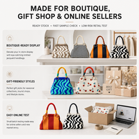 Sac à main tricoté SHINY Ready Design avec poignée amovible en stock – Sac de mode boutique pour le marché, cadeau, vente au détail, sac à main au crochet