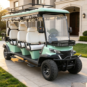 Carrito de Golf Eléctrico de 2 Plazas con Diseño Moderno y Elegante, Panel de Carrocería Multicolor Opcional, Vehículo de Golf para Complejos Turísticos de Playa - Product Image 1