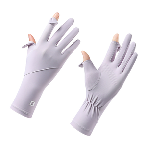 <span class=keywords><strong>Gants</strong></span> d'été fins en <span class=keywords><strong>soie</strong></span> glacée pour femmes, protection UV, écran tactile, antidérapants, pour la conduite, le cyclisme, les activités <span class=keywords><strong>de</strong></span> plein air, respirants - Product Image 5