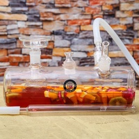 Narguilé Haute Qualité Premium Fruit Design Verre Type Droit Écologique pour Bar Miroir Fait Main Fumer Verre Type Libre