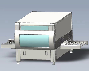 Mật độ trung bình fiberboard hoàn toàn tự động phun và UV chữa lò dây chuyền sản xuất - Product Image 3