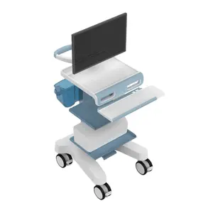 OEM/ODM ABS说明塑料医疗医院病人电脑手推车
