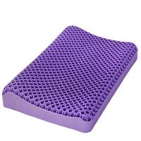 Oreiller de massage minimaliste à ondulations, personnalisable en mélange TPE/Polyester, respirant, soutien du cou et entretien facile par lavage à la main