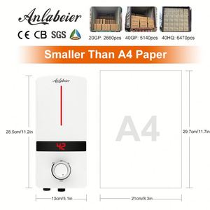 เครื่องทำน้ำอุ่นไฟฟ้าไร้ถังขนาดเล็กแบบพกพา220V ขนาด3500-5500W IPx4จอแสดงผล LED ติดผนังกันน้ำสำหรับโรงแรมและครัวเรือน - Product Image 3