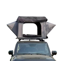 Tente de toit gonflable légère à coque rigide en tissu Oxford, conception à clapet, une chambre, quatre saisons, triple couche, montage rapide