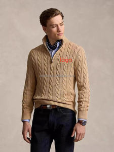 <span class=keywords><strong>Pull</strong></span>-over pour homme <span class=keywords><strong>Real</strong></span> Shot RL pour Horse Logo, col montant, brodé, manches longues, lavable en machine - Product Image 3