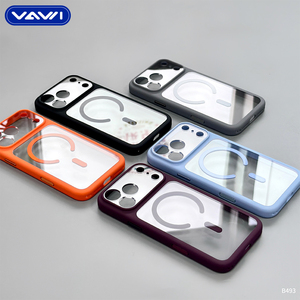 Custodia Magnetica Trasparente VAWI B493 Trendy Lucida in PC Antiurto per <span class=keywords><strong>iPhone</strong></span> 18 17 Pro Max - Ingrosso - Product Image 1