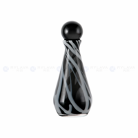 RYLAVA Vases à fleurs décoratifs modernes et élégants pour la maison Vase hydroponique créatif soufflé à la bouche avec artisanat d'art au design floral