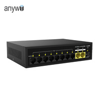 Système de caméra de conférence IP PoE Anywii, ensemble de commutateurs vidéo multi-caméras pour diffusion en direct NDI PTZ avec fonction de vote
