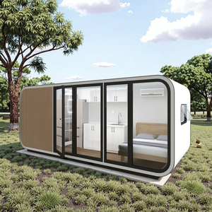 <span class=keywords><strong>Casa</strong></span> Prefabricada de Acero de 20 pies, Estilo Apple Cabin, con Diseño Moderno, Opciones de Oficina, <span class=keywords><strong>Casa</strong></span> de Campo y Taller, Construcción con Panel Sándwich - Product Image 1