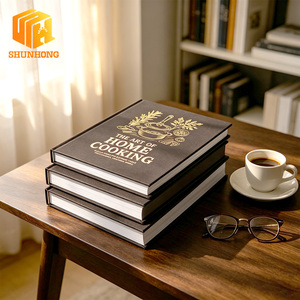Impression de <span class=keywords><strong>livre</strong></span> de recettes personnalisé à couverture rigide, avec dorure à chaud, couverture mate foncée, intérieur couleur pour photographie culinaire et <span class=keywords><strong>livre</strong></span> de recettes - Product Image 2