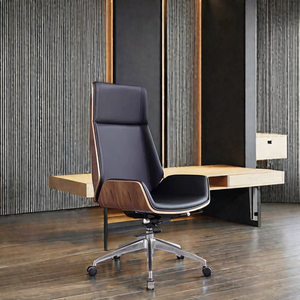 Silla Ejecutiva Ergonómica Giratoria de Estilo Nórdico, Respaldo Alto, Diseño Moderno y Lujoso, con Materiales Metálicos y de Malla, para Oficina en Casa, Modelo <span class=keywords><strong>Ode</strong></span> a la Alegría - Product Image 6
