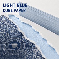 Carton de jeu de cartes personnalisé en papier coloré bleu, violet, vert, rouge, gris pour la fabrication de cartes de poker haut de gamme et de cartes à collectionner (TCG)