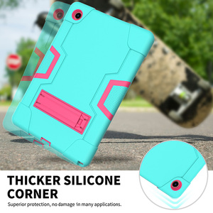 Étui de tablette en silicone coloré résistant aux chocs pour Samsung <span class=keywords><strong>Tab</strong></span> <span class=keywords><strong>A8</strong></span> 10.5 X200 X205 support pliable <span class=keywords><strong>housse</strong></span> robuste - Product Image 5