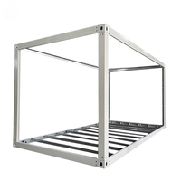 Structure de maison conteneur préfabriquée empilable, durable, en acier galvanisé, moderne, à assemblage personnalisé, économique, 20 pieds, 40 pieds