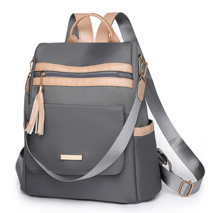2024 nueva mochila de estilo coreano para mujer, versátil, informal, Simple, de gran capacidad, ventas transfronterizas directas de fábrica - Product Image 1