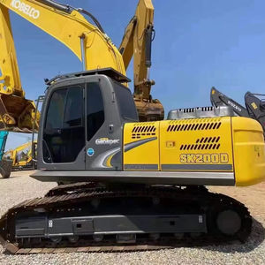 Excavatrice KOBELCO SK200D SK200 20T 20 tonnes Qualité japonaise en stock Performances élevées Pompe hydraulique Shimadzu robuste - Product Image 1
