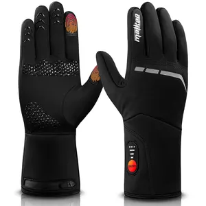 New Version Electronic Custom Cheap Good Price Self Heating Gloves USB Electric Heating Gloves for Skiing and Driving