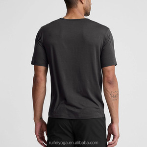 Tùy Chỉnh Nhanh Chóng Khô Mỏng Phù Hợp Với Trống Phòng Tập Thể Dục Tập Thể Dục Tập Thể Dục Người Đàn Ông Thể Thao Áo Thun Ngắn Tay Áo Đồng Bằng T Áo Sơ Mi Crew Cổ Merino Len T-Shirts - Product Image 6