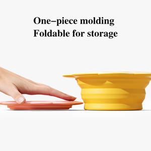 Nouveau bol <span class=keywords><strong>pour</strong></span> animaux de compagnie en silicone de qualité alimentaire pliable en forme de fleur, bol à eau portable <span class=keywords><strong>pour</strong></span> chien et chat en plein air, non toxique, inodore, fournitures <span class=keywords><strong>pour</strong></span> animaux de compagnie - Product Image 3