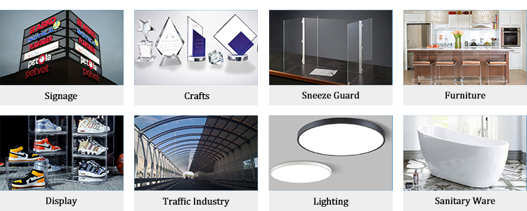 2.5mm 3mm 10mm 12mm 18mm 20mm 30mm 4 X 8 2440x1220 4 Feet X 8 Feet Clear Cast Acrylic Sheet