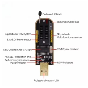 CH341 Series Programmer USB Motherboard Routing LCD BIOS FLASH 24/25 Burner Module SOIC8 SOP8 Test Clip - Product Image 2