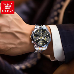 Montre à quartz pour homme, 3670 OEM ODM, logo personnalisé, marque, étanche, diamant, mode, sport, classique, design étanche - Product Image 5