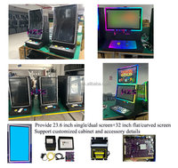 Cabinet de plateau de jeu de bureau à écran tactile de 23.6 pouces