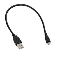 Cable Micro USB Negro de 0.5m, 5v 2a