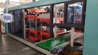 Machine de thermoformage de plastique entièrement automatique, Machine de fabrication de poinçons de fruits en plastique DB-680/420