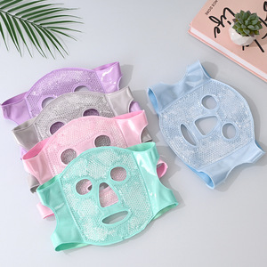 Máscara Facial de Hielo Refrescante, Máscara de Ojos Fría, Terapia de Frío y Calor, Cubre Toda la Cara, Máscara Facial Suave para Recuperación Facial - Product Image 1